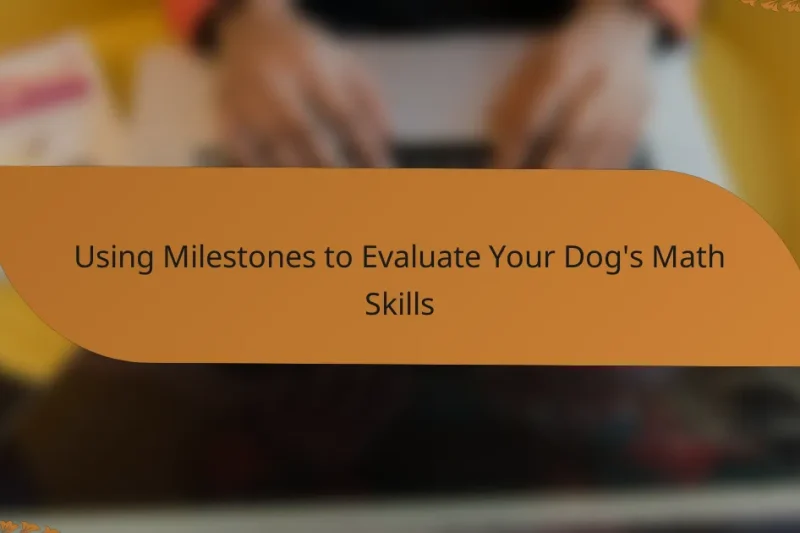 Using Milestones to Evaluate Your Dog’s Math Skills